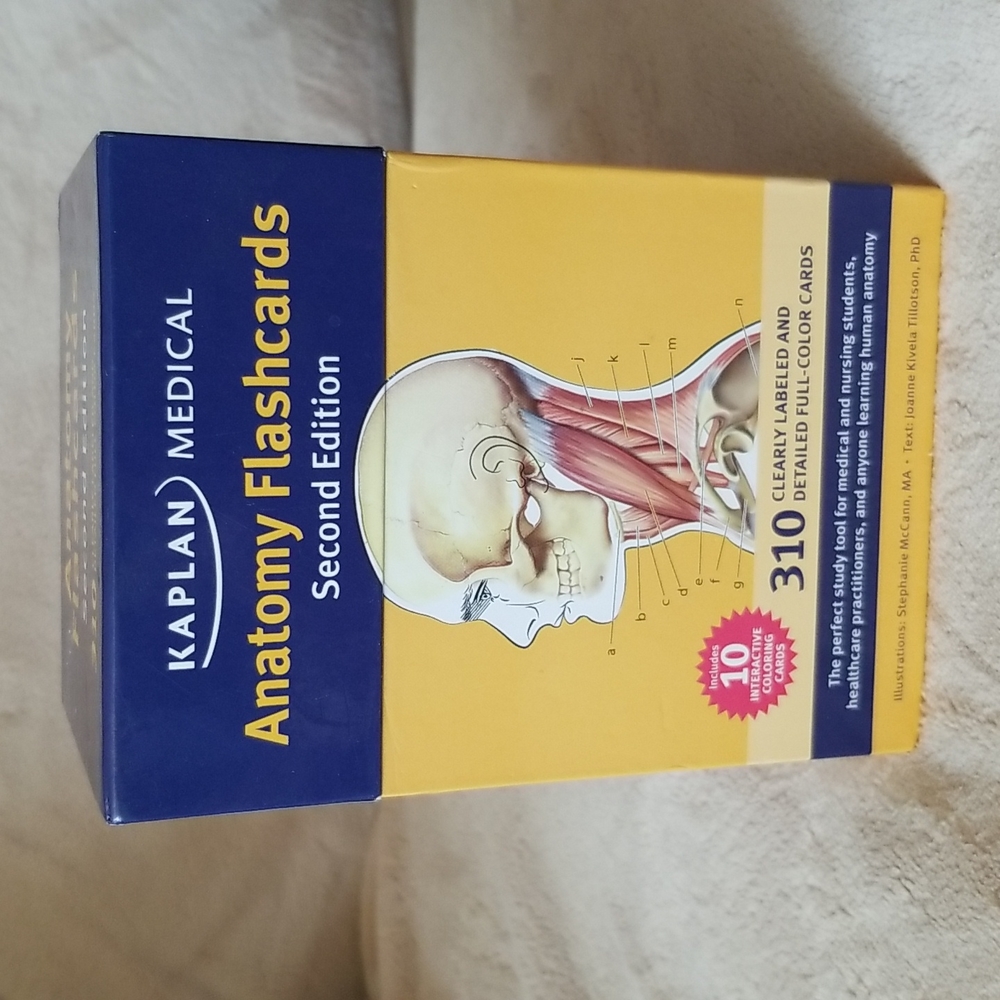 Kaplan's Medical Anatomy Flashcards 2nd edition